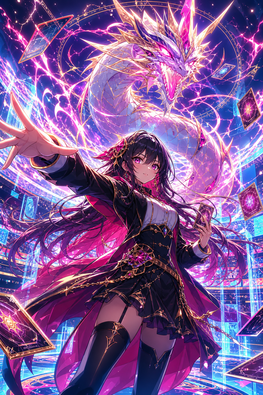 Arcana Vipers anime card game art